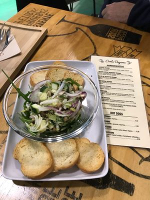 Ceviche vegetariano (vegano) at San Wich in Cadiz