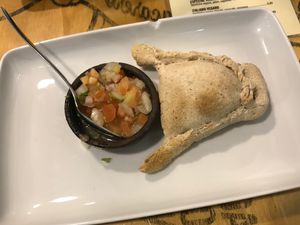 Empanada de puerro y setas at San Wich in Cadiz