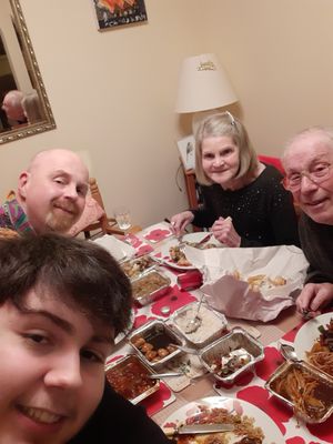 New years eve at Harvest Vegetarian Kitchen in Wrexham