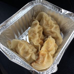 Pan-Fried Dumplings. at Harvest Vegetarian Kitchen in Wrexham