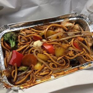 Vegetable Chow Mein. at Harvest Vegetarian Kitchen in Wrexham