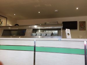 Harvest Kitchen interior. at Harvest Vegetarian Kitchen in Wrexham