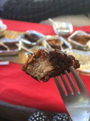 Salt and pepper ‘rib’. Amazing.  at Harvest Vegetarian Kitchen in Wrexham