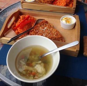 lunch of the day at Vege Flow in Elblag