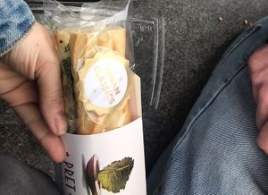 Tofu “egg and cress" at Pret a Manger - Broadwick St in London