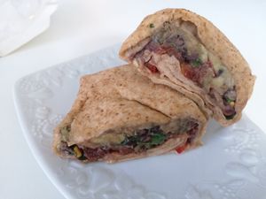 Mexican flatbread at Pret a Manger - Broadwick St in London