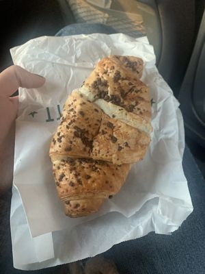 chocolate croissant  at Pret a Manger - Broadwick St in London