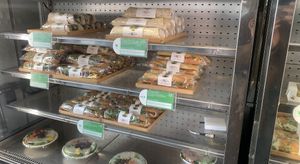 veggie selection   at Pret a Manger - Broadwick St in London