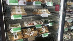 veggie selection   at Pret a Manger - Broadwick St in London