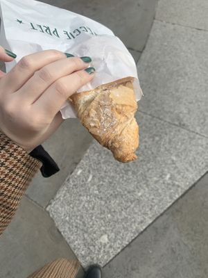 almond croissant  at Pret a Manger - Broadwick St in London
