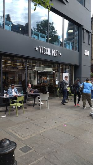 Front at Pret a Manger - Broadwick St in London