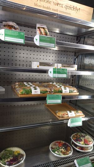 Baguettes and sandwiches at Pret a Manger - Broadwick St in London