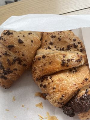 Chocolate croissants   at Pret a Manger - Broadwick St in London