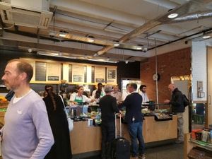 counter at Pret a Manger - Broadwick St in London