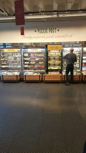 veggie pret at Pret a Manger - Broadwick St in London