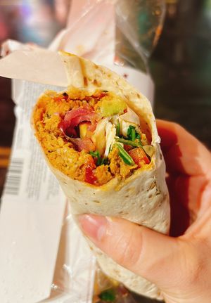 vegan wrap  at Pret a Manger - Broadwick St in London