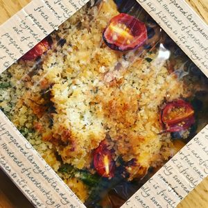 Vegan mac n cheese  at Pret a Manger - Broadwick St in London