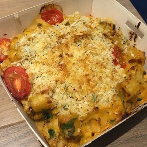 Vegan Mac & Cheese at Pret a Manger - Broadwick St in London