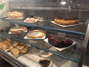 vegan cake at Bum Kaldi in San Pedro De Atacama