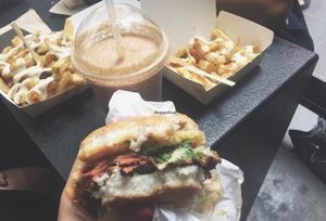 Original Burger at Lord of the Fries in Haymarket