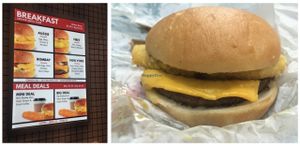 New York Breakfast Burger at Lord of the Fries in Haymarket