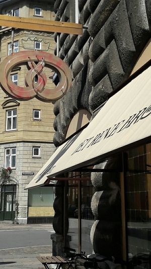 Store font at Det Rene Brød - Kronprinsessegade in Copenhagen