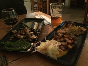 mushroom entrees, can't wait to go back! at Hayseed in Hampton