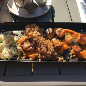 King Oyster Mushroom dish at Hayseed in Hampton