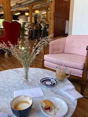 Cool decor   at Leche Desserts in Montreal