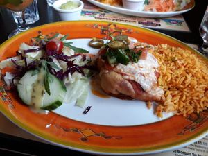 Vegan Cheese Burrito at Fiesta Mexicana in Orpington