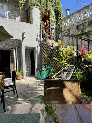 Outside area at Sirena Morena in Cancun