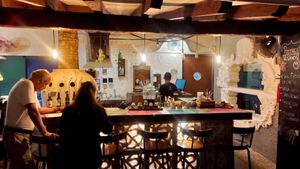 inside at Sirena Morena in Cancun