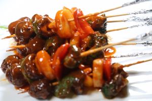  PUTI Mushroom skewer  at Old Wood Village in Dubai