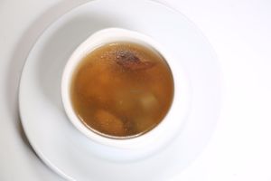 Traditional Chinese soup at Old Wood Village in Dubai