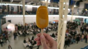 mango popsicle at Marinela - Gelato Artigianale in Bratislava