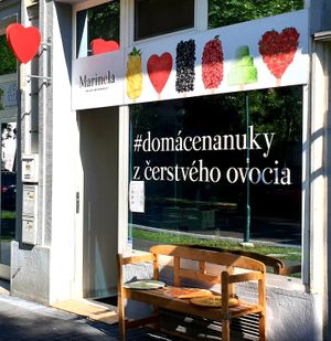 Store front.  at Marinela - Gelato Artigianale in Bratislava
