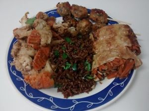 A bit of everything to spoil myself  at Bee Healthy Shop in Madrid