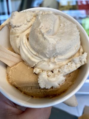 Bolus and mokka ice cream  at Fresco Middelburg in Middelburg