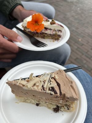 Vegan cakes  at Fresco Middelburg in Middelburg