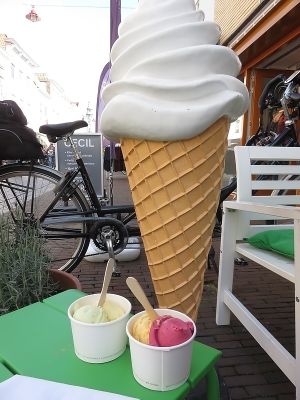 Icecream at Fresco, Middelburg at Fresco Middelburg in Middelburg