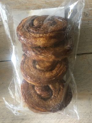 Vegan bolus : a local sweet treat with dough, sugar and cinnamon at Fresco Middelburg in Middelburg