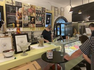 Interior  at Manna Gelats in Barcelona