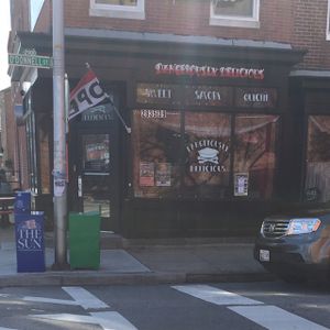 exterior at Dangerously Delicious Pies - O'Donnell St in Baltimore