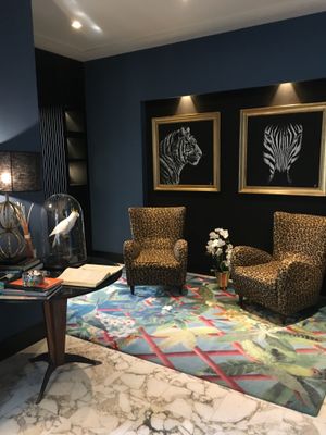 Entrance hall at Velona's Jungle Luxury Suites in Florence