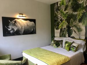 The Durrell suite at Velona's Jungle Luxury Suites in Florence