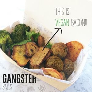 Vegan Balls Meal at GREEN - Food Van in Ericeira