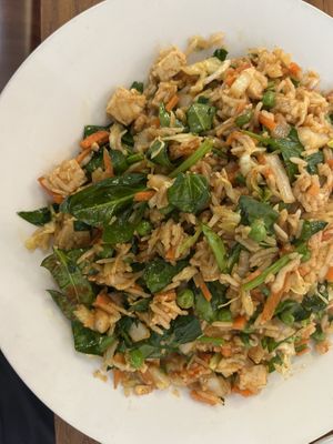 Spicy fried rice with veggies & tofu  at Cafe Tibet in Berkeley