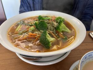 Noodle Soup with Veggies  at Cafe Tibet in Berkeley