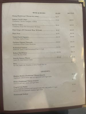   at Cafe Tibet in Berkeley