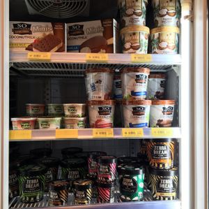 vegan ice creams  at Wholefoods Merchant in Melbourne